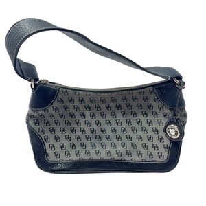 Dooney & Bourke Black and Gray Shoulder Bag